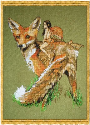Obrázek produktu pro Nimue - sada křížkových výšivek "Red Fox", 108K, 20x24cm