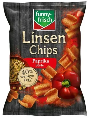 Produktbild von funny-frisch Linsen Chips Paprika Style 90g