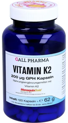 Image de GALL PHARMA Vitamine K2 200 µg, gélules, 120 gélules