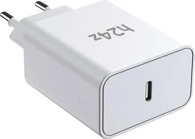 Produktbild von USB C Schnellladegerät mit Kabel Universal Netzteil Ladegerät 45Watt – Weiß / Ohne Kabel