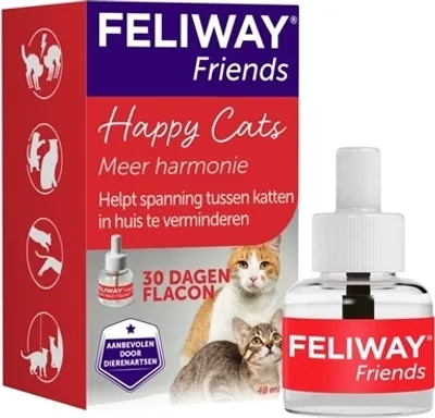 Image de Feliway Friends diffuseur de phéromones Flacon de recharge 48 ml chat 066810