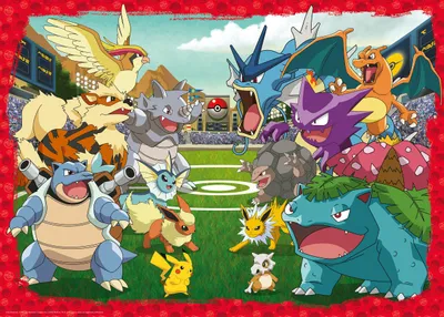 Immagine prodotto di 1000 Piece Pokémon Battle Puzzle. Adults and Children 14 Years and Older. Premium Quality Puzzles. 12000628. Ravensburger