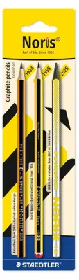 Produktbild von Bleistift "Noris evolution set", 3 Stück, HB, Sechskant, Satz, STAEDTLER 61 BK3