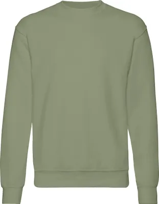 Image de Fruit Of The Loom Belcoro® Garn Pullover / Sweatshirt BC365 (XL) (Klassisch Olivgrün)