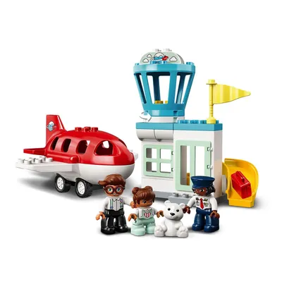 Zdjęcie produktu dla LEGO DUPLO Samolot i lotnisko, Zestaw do budowania, 2 lat(a), Plastik, 28 szt., 629 g