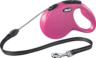 Produktbild von flexi New Classic M Seil 5 m pink