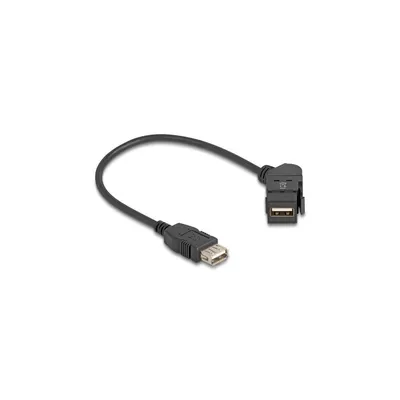 Zdjęcie produktu dla DeLOCK 67152, USB-A, USB-A, 0,3 m, Czarny