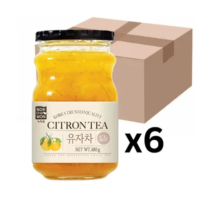 Produktbild von 6er-Pack Nokchawon Yuja Yuzu Tee 480g