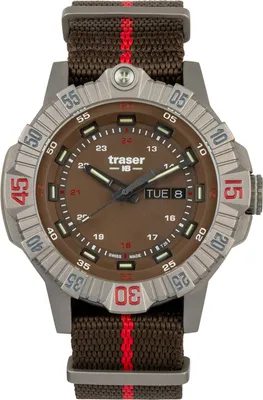 Produktbild von Traser H3 110669 Tactical Braun Titan Herrenuhr 46mm 20ATM