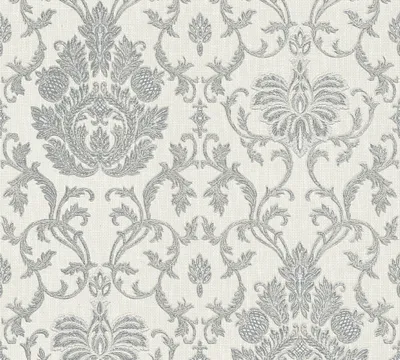 Produktbild von A.S. Création Strukturprofiltapete Belle Epoque Tapete grau metallic weiß 10,05 m x 0,53 m 339010 3390-10