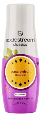 Produktbild von Sirup SodaStream Classics Passionfruit Zero (für SodaStream Sprudelwasserbereiter), 440 ml