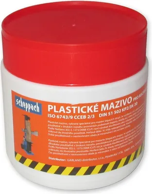 Immagine prodotto di Grasso in plastica Scheppach per la lubrificazione delle colonne degli spaccalegna
