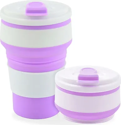 Produktbild von Thermobecher 350 ml, Größe:350 ml, Farbe:Violett