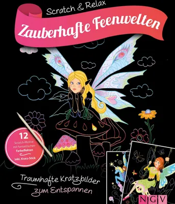 Produktbild von Zauberhafte Feenwelten - Kratzbuch für Kinder ab 6 Jahren