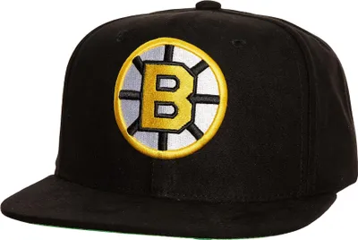 Immagine prodotto di Boston Bruins NHL Uomo Cappellino Snapback in pelle scamosciata Vntg