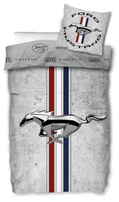Produktbild von Ford Mustang - Auto-Liebhaber - Bettwäsche-Set, 135x200 & 80x80