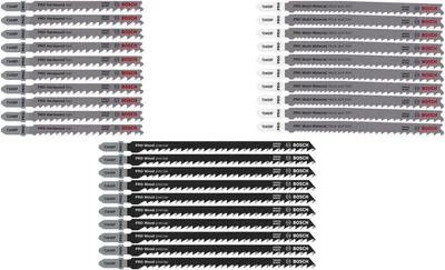 Produktbild von PRO Wood and Metal Rough Cut Stichsägeblatt Set, 100 mm, 30-tlg.