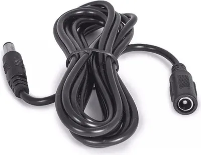 Produktbild von EZVIZ, Kamerakabel 5.5/2.1mm Verlängerung 10m für Überwachung, Schwarz