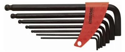 Produktbild von TengTools 7-tlg Winkelschraubendrehersatz 2,5 mm 3 mm 4 mm 5 mm 6 mm 8 mm 10 mm 109550103