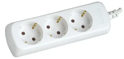 Immagine prodotto di Presa multipla 3 prese Schuko Cavo 1,5 m BIANCO