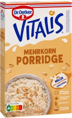 Obrázek produktu pro Vitalis Kaše vícezrnná celozrnná se sladidlem z agáve 450g volně ložené balení