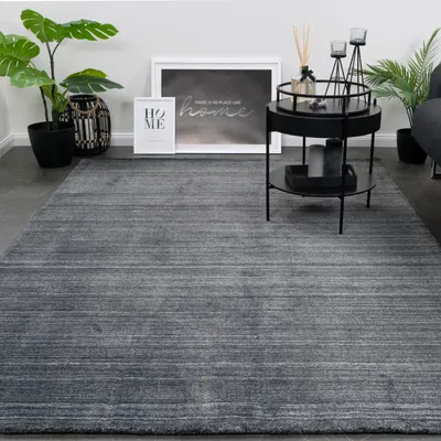 Zdjęcie produktu dla CONSILIO CONCEPT 160 x 230 Dywan do salonu antracyt Natura Natur wełna nowoczesny melanż dyskretny luksus Feng Shui