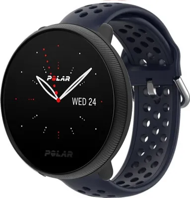Produktbild von Strap-it Polar Ignite 3 Silikonarmband mit Löchern (Dunkelblau)