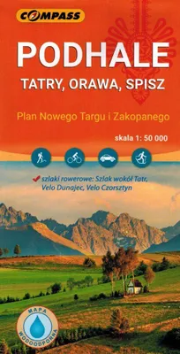 Produktbild von Podhale, Tatry, Orawa, Spisz mapa laminowana 1:50 000