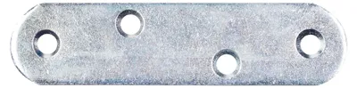 Obrázek produktu pro Alberts 837891 Ploché spojky, se zaoblenými konci, galvanicky pozinkované (modré), 77 x 19 mm, sada 100 ks