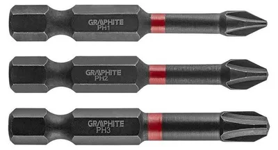 Image de GRAPHITE Embouts à percussion PH1/2/3 x 50 mm, 3 pcs.