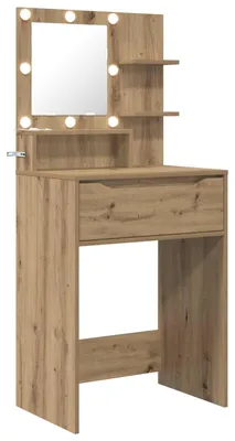 Obrázok produktu pre vidaXL Spálňové toaletné stolíky Artisan dub 80 x 39,6 x 135 cm