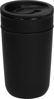 Produktbild von Kaffeebecher 'Palermo' 360 ml - spülmaschinengeeigneter Kaffeebecher to go mit Keramik-Innenbecher - schwarz