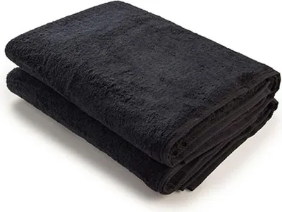 Produktbild von A&R 004.50 | Badetuch -Standard 100 / 70 x 140 cm - Farbe: Black - Größe: 70 x 140 cm