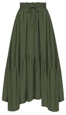 Productafbeelding van Scarlet Darkness: Maxi-rokken voor dames, met hoge taille, in Renaissance-stijl, lange rokken