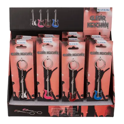 Produktbild von Metall-Schlüsselanhänger, E-Gitarre