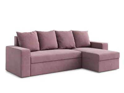 Produktbild von AX LIVING Eck Couch Klein Climpy 242cm – Funktional & Stilvoll in Rosa