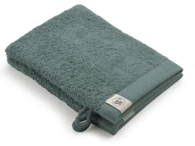 Zdjęcie produktu dla Rękawica do prania Walra Remade Bawełna ciemnozielona - 2x 16x21 cm