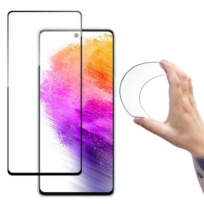 Produktbild von Wozinsky Full Cover Flexi Nano Panzerglasfolie mit Rahmen Samsung Galaxy A73 transparent