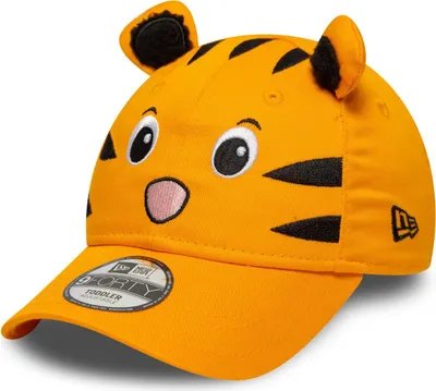 Imagen del producto de Gorra para bebé New Era 9Forty, diseño "OREJAS DE ANIMAL", color naranja