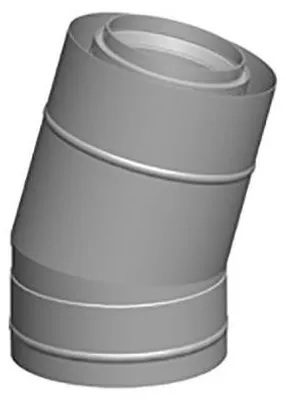 Zdjęcie produktu dla Kolanko fasadowe Wolf DN80/125-15° 2651761