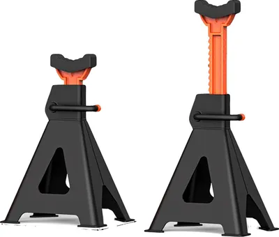 Produktbild von Achsständer, 3 Tonnen Tragfähigkeit, höhenverstellbar, 3T Autoachsständer