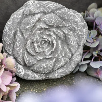 Produktbild von Steinblüte mittel | Steinguss, grau | H 6cm x T 5cm