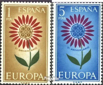 Produktbild von Briefmarken Spanien 1964 Mi 1501-1502 (kompl.Ausg.) postfrisch Europa