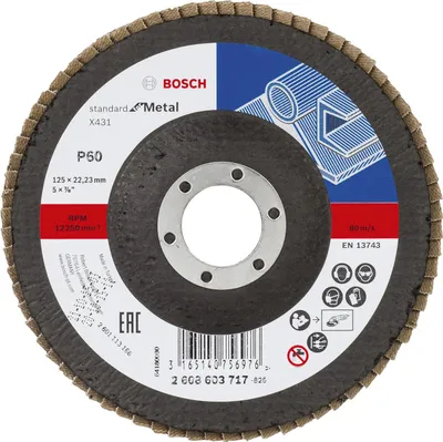 Image de Disque à lamelles SfM Bosch, 125mm, K60