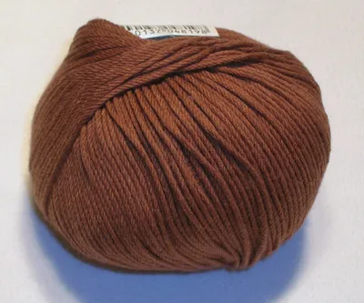 Produktbild von SIERRA UNICO, Baumwoll-/Seidengarn von Schulana, Farbe 22 (braun) - ca. 110 m/50 g
