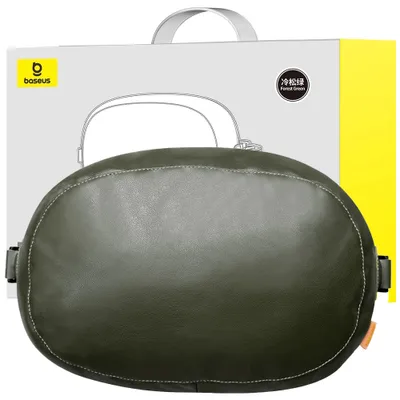 Produktbild von Baseus Comfortride Series Auto-Kopfstützenkissen Mit 2 Stoffen - Dunkelgrün