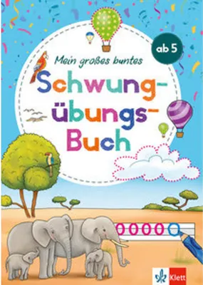 Produktbild von Klett Mein großes buntes Schwungübungs-Buch ab 5 Jahren