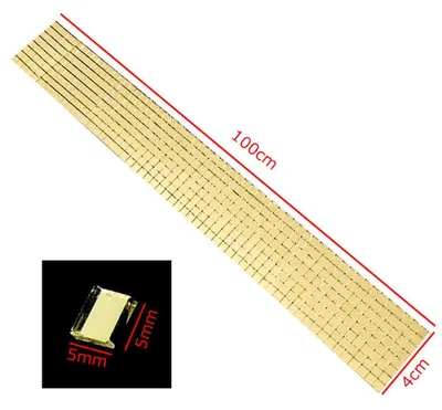 Productafbeelding van Omgoods- Spiegelmozaïekglas 9600 stuks - Zelfklevende Mozaïektegels - Mini Spiegels - Goudkleurig - 5 x 5 mm - Voor Knutselwerk