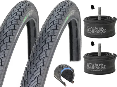 Produktbild von 2 x Pannensicherer Fahrradreifen 26" Zoll Daintree Reifen 50-559 inkl. 2x AV Schläuche