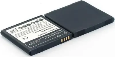 Produktbild von Akku für Htc BG86100 Li-Ion 3,7 Volt 1600 mAh schwarz.